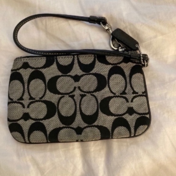 Coach wristlet black and grey - Picture 3 of 4
